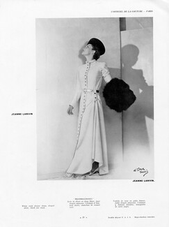 Jeanne Lanvin 1937 Dinner dress, Photo Madame D'Ora (Dora Kallmus)