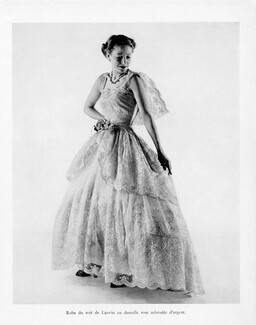 Jeanne Lanvin 1950 Evening Gown