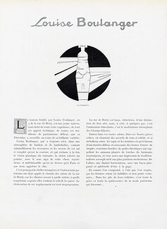 Louise Boulanger, 1924 - Article, 2 pages