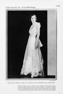 Louiseboulanger (Couture) 1932 Evening Dress, Photo Lecram-Vigneau