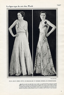 Worth 1932 Evening Gowns, Photo André Vigneau
