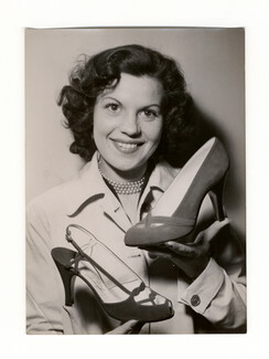 Anglisano (Shoes) 1951 Original Photo Press Agip, Robert Cohen