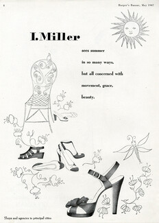 I. Miller (Shoes) 1947