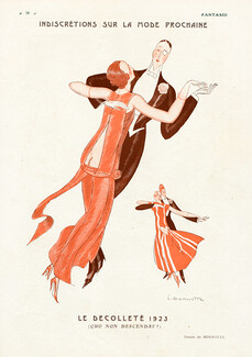 Léon Bonnotte 1922 The New low Cleavage Dance, Dancer