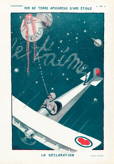 La Déclaration, 1922 - Ernest Aker Je t'aime, Airplane