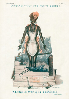Dals 1923 Maid Nude, Sending of Martinique