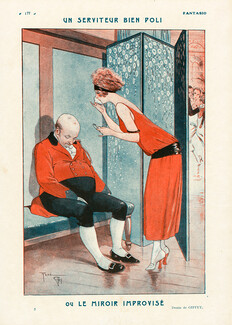 René Giffey 1923 Le Miroir Improvisé, Making-up