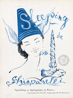 Schiaparelli (Perfumes) 1953 Sleeping, Marcel Vertès