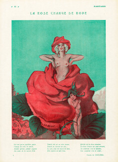 Julien Jacques Leclerc 1923 The Rose changes Dress, Topless