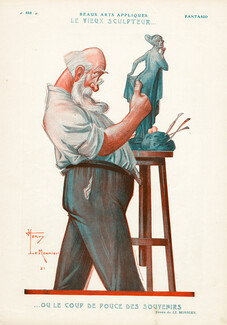 Henry Le Monnier 1921 Le Vieux Sculpteur