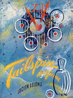 Lucien Lelong (Perfumes) 1945 Tailspin