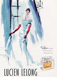 Lucien Lelong (Perfumes) 1947 Taglio, Jean Pagès