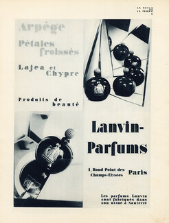 Lanvin (Perfumes) 1930 Arpège, Pétales froissées, Lajea et Chypre
