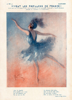 René Péan 1924 Danseuse Etoile, French Ballet Dancer