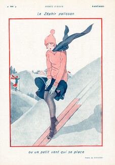 Davanzo 1928 Skiing Winter Sports