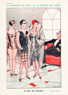 Fabiano 1927 "Le Jugement de Pâris", Swimwear, Elegant Parisienne