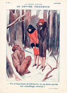 Fabiano 1926 "Le Satyre Frigorifié", The Frozen Faun