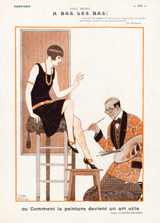 Kuhn-Régnier 1926 Body painting, Foll' Modes