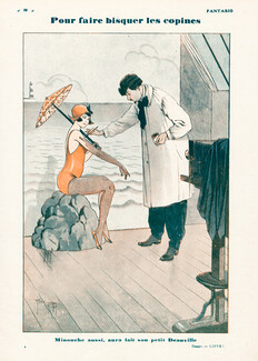 René Giffey 1929 Minouche, Fake Suntan, Body Painting, Photographer