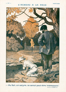 Henry Gerbault 1926 L'Agneau et le Satyre, The Lamb and the Satyr