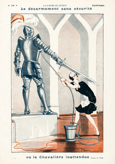 Pem 1927 La Chevalière Inattendue, Armour, Vacuum cleaner