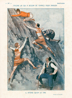 Armand Vallée 1927 Women In Sports, Mountaineering