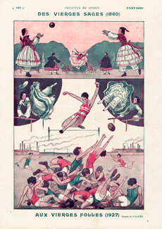 Armand Vallée 1927 Women In Sports, Rugby