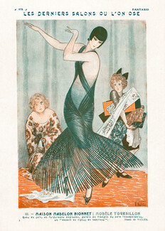 Armand Vallée 1926 Evening Gown, Madeleine Vionnet, Fitting