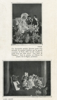 Worth & Lucien Lelong 1930 Dolls, "Les Amis de l'Enfance"