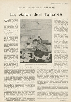 Le Salon des Tuileries, 1926 - Tsugouhoru Foujita "Le Peintre dans son atelier", Text by Rene-Jean, 1 pages
