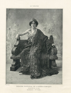 Mlle Brohly 1908 "Iphigénie en Aulide", Theatre Costume, Opera