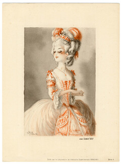 Jean Droit 1930s "Sous Louis XVI" 18th Century Costume