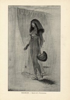 Rochegrosse 1896 Herodiade, Orientale Woman