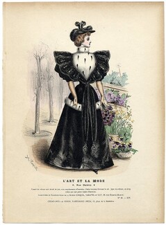 L'Art et la Mode 1893 N°40 Jules Ballavoine Jules Hanriot, Louise Abbema