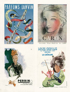 Parfums Lanvin, Caron, Perrin (Haramboure), Louis Gervais 1943