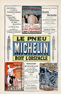 Michelin (Tyres) 1906 O'Galop, Bibendum, Venus De Milo, "Le pneu Michelin boit l'obstacle"