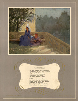 André Pécoud 1941 "Pastourelle, Madrigal, Flonflons, Harmonies" Poèmes de Marc Real, 4 pages