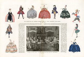 George Barbier 1925 Costume Designs for the Movie ''Monsieur Beaucaire''