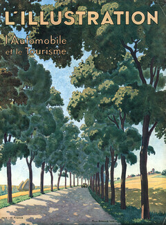 Pierre Brissaud 1932 "L'Automobile et le Tourisme"
