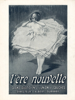Jean d' Ylen 1922 Journal Quotidien "1ere Nouvelle"