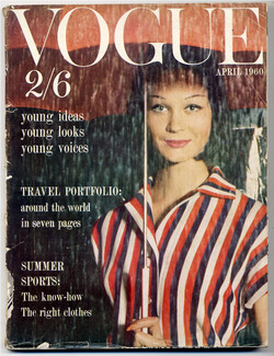 UK Vogue British Magazine 1960 April, Tony Armstrong Jones, Don Honeyman, Henry Clarke, Horvat