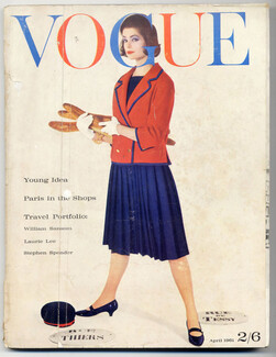 UK Vogue British Magazine 1961 April, April in Paris, Henry Clarke