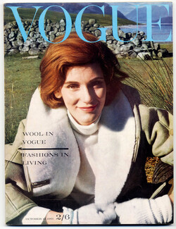 UK Vogue British Magazine 1961 October 15th, Lœlia, Duchess of Westminster, Jewels, Surrealism, 166 pages