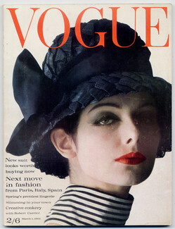 UK Vogue British Magazine 1962 March, The Collections: Paris, Italy, Spain, Tod Draz, Otto Lucas