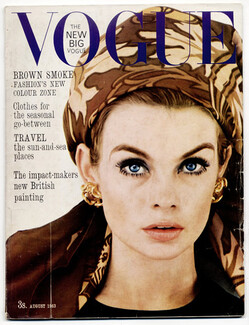 UK Vogue British Magazine 1963 August, David Bailey, The height of fashion, 88 pages