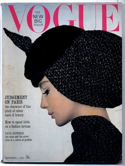 UK Vogue British Magazine 1963 September, Christian Dior, Henry Clarke, The Paris Climate, Irving Penn, René Bouché