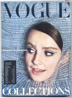 UK Vogue British Magazine 1965 March, Collections: Paris, New York, Italy, Spain. Norman Parkinson, Helmut Newton, David Bailey, Henry Clarke, 194 pages