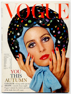 UK Vogue British Magazine 1965 August, Otto Lucas, Photo David Bailey, Helmut Newton