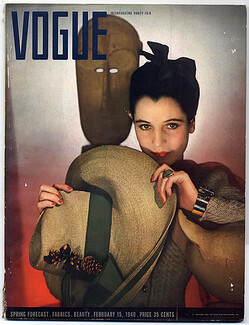 Vogue USA 1940 February 15th, Seaman Schepps, Horst, René Bouët-willaumez, 102 pages
