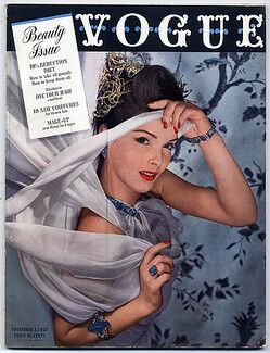 Vogue USA 1941 November, Bettina Bollegard, Tiffany & Co., Horst, Eric, Milena